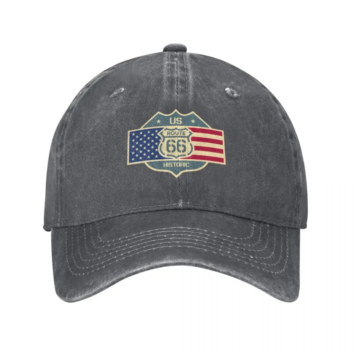 Route 66 Baseball Cap Snap Back Hat Bobble Hat custom Hat Hip Hop Men Caps Women's
