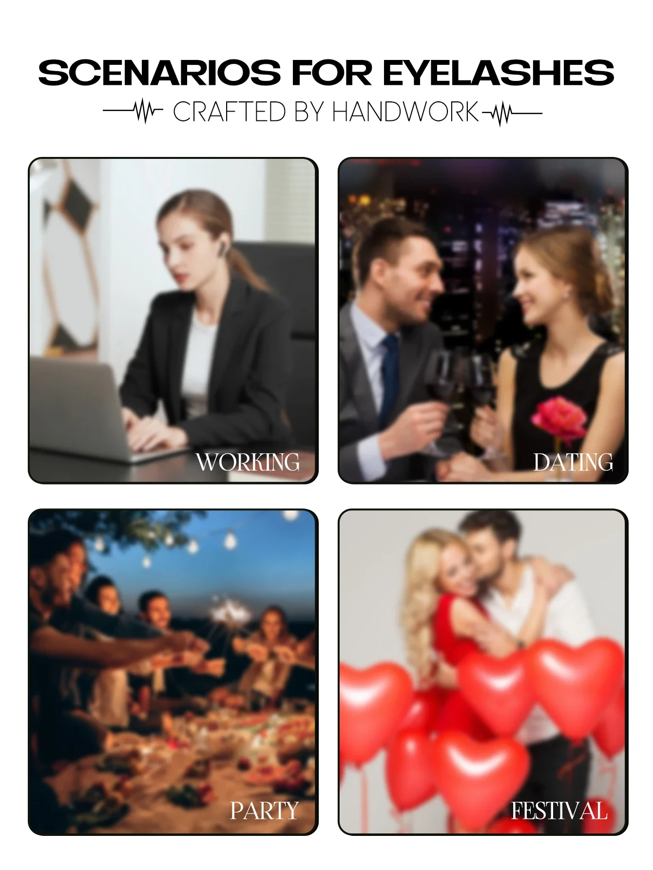 Veltrinay cílios olho de gato banda clara cílios postiços raposa olho cílios falso vison cílios aparência natural cílios extensão maquiagem