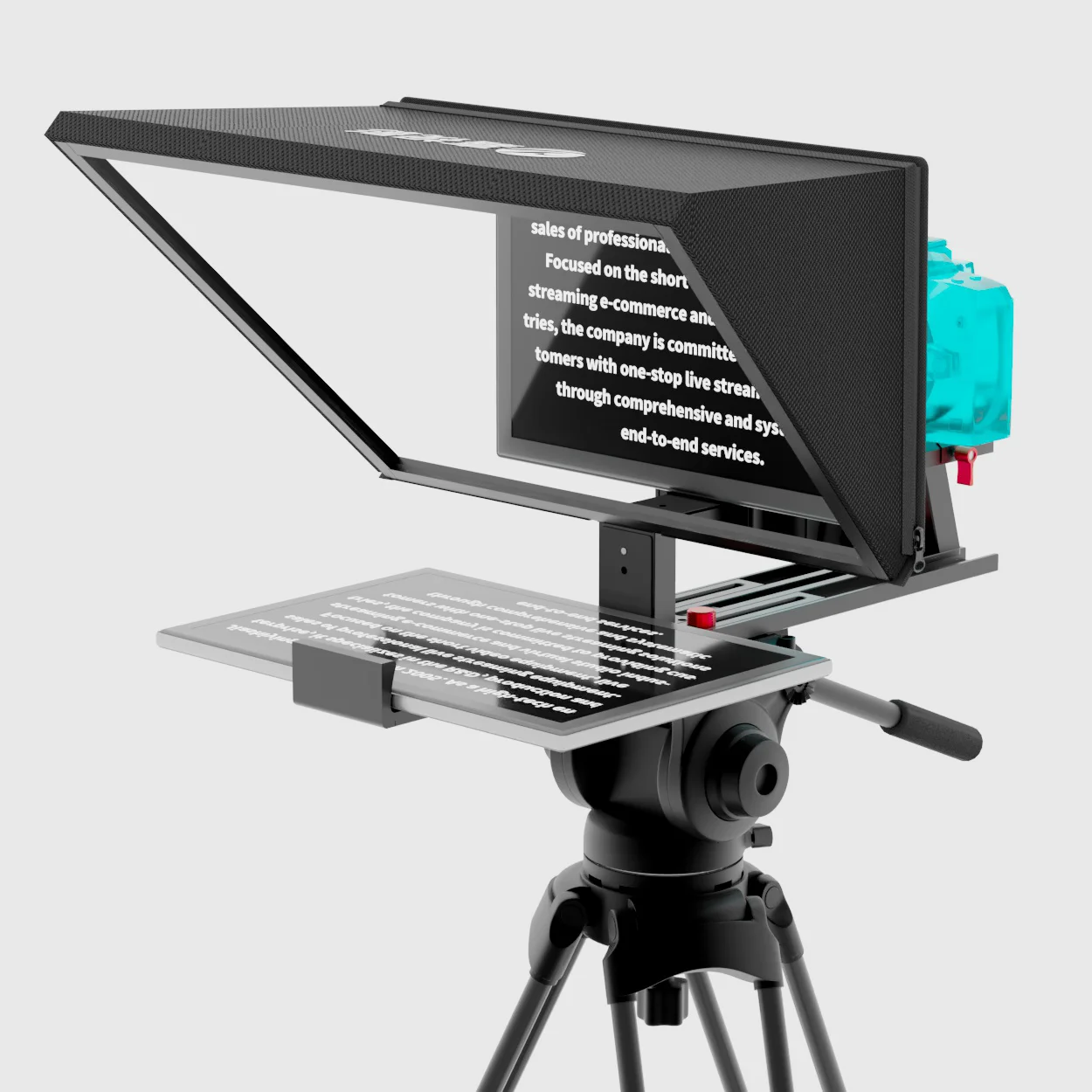 

Teleprompter Portable aluminum alloy Prompter for Tablets DSLR Laptop Camera Phone Live Streaming Video Recording