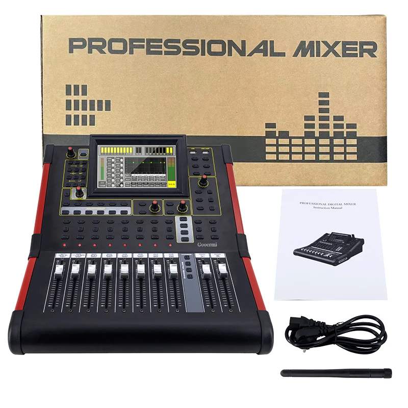 Mixer Audio digitale Console di missaggio professionale a 12 canali DJ Sound registrazione USB Mixer Audio Mixer Console digitale 99 DSP