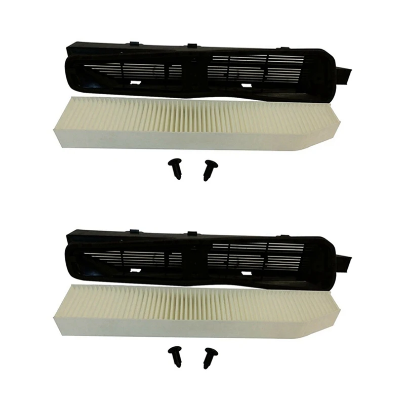 

2Piece Cabin Air Housing And Filter Kit 82208300 Replacement Parts Accessories Fit For Jeep Grand Cherokee 1999-2010