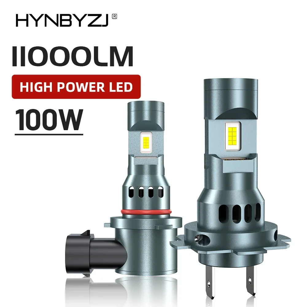 HYNBYZJ H4 H7 LED Bulbs 9005 9006 HB4 Mini LED Bulbs H8/9/11 Wireless LED Light Bulbs Plug and Play