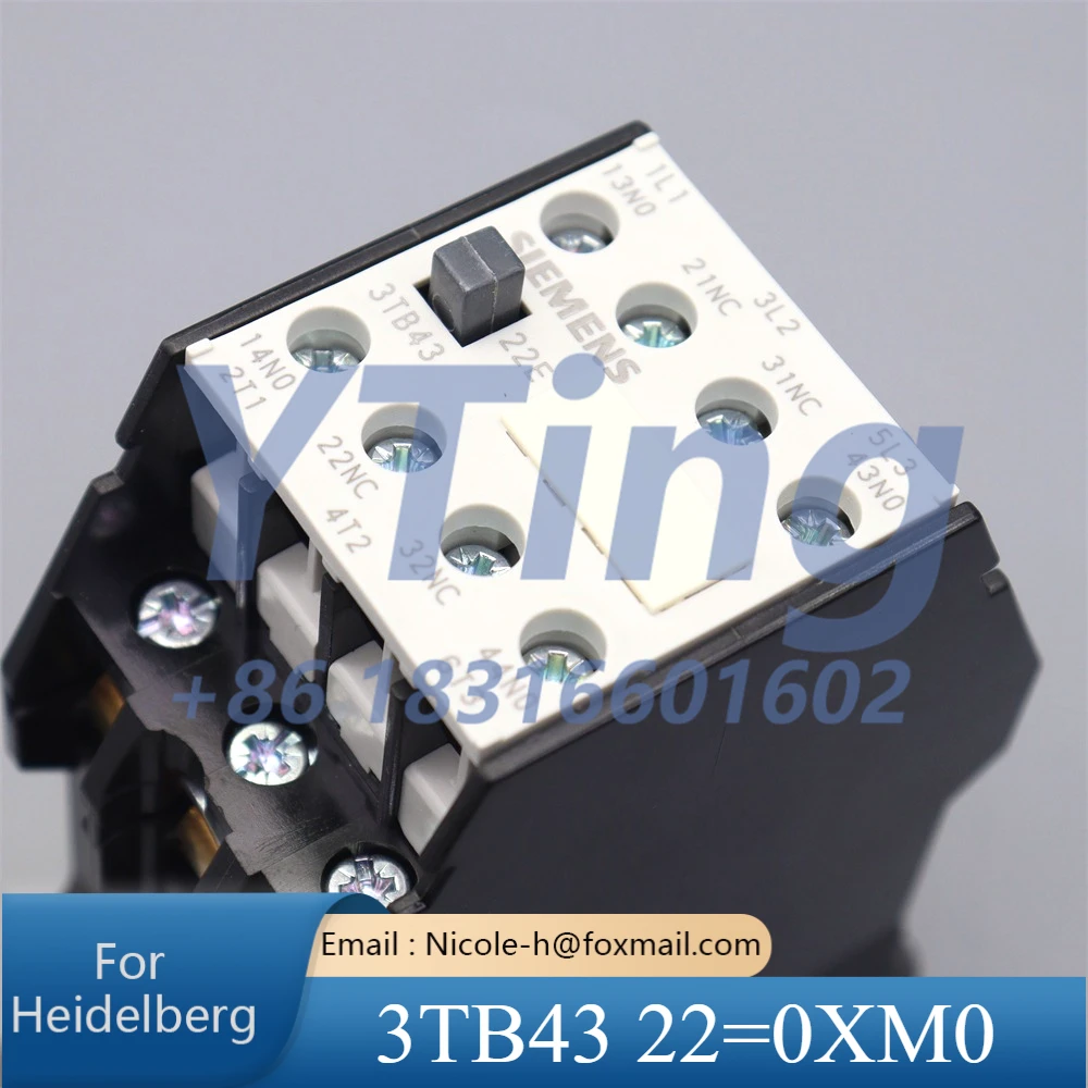 

1 шт. Heidelberg Roland Komori KBA печатная машина специальный контактор 3TB43 22 = 0XM0 контактный переключатель