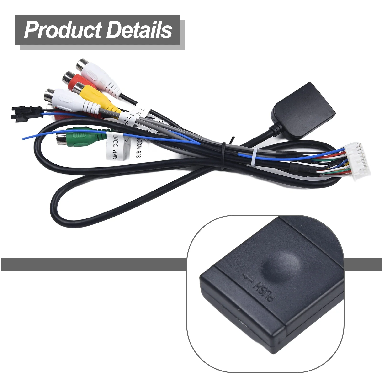 Cable Adapter Sim Card Slot Connector Black Connector Interface With Radio Cooling Fan 12V 20pin Cable ABS New