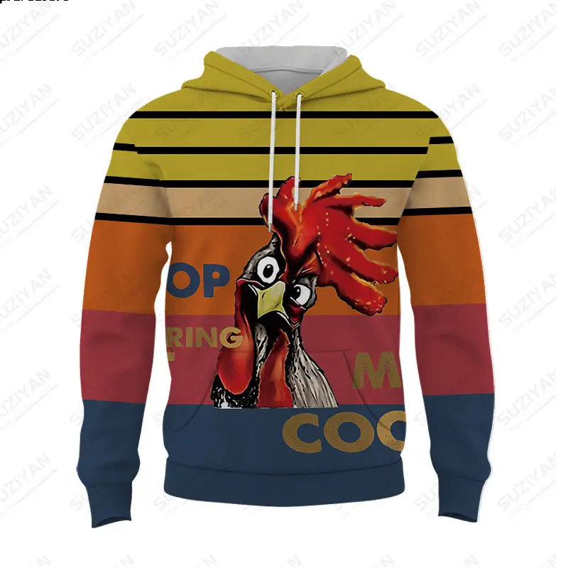 

Men's Long Sleeve Sweater Loose Top Casual Fashion Harajuku 3D Print Wildlife Cartoon Overwhelming Hooded PulloverTop SummerNew