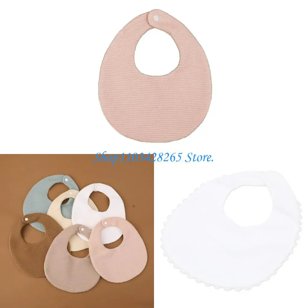 

Burp Cloths Newborn Drooling Apron Feeding Bibs Breathable Baby Bib Saliva Towel G2TE