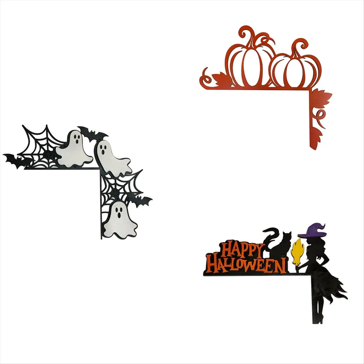 2026 Trend Halloween Door , Horror Door Frame Wall Art Decoration Sculpture, Door Frame Decoration Statue
