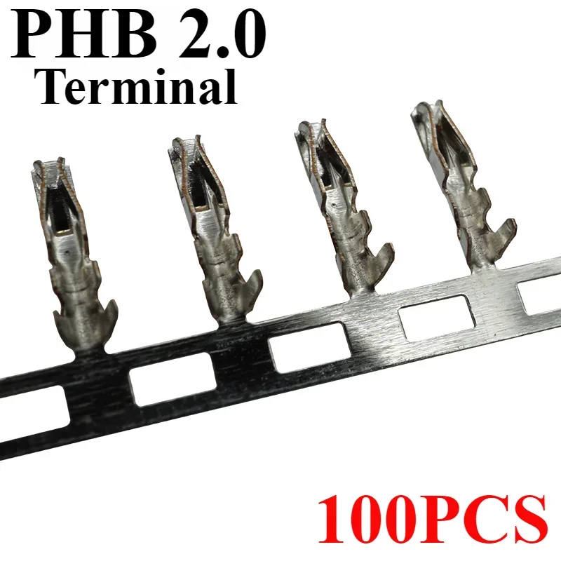 

100PCS/Lot PHB terminal Rubber shell crimping terminal Wiring reed PHSD connector connector cold head