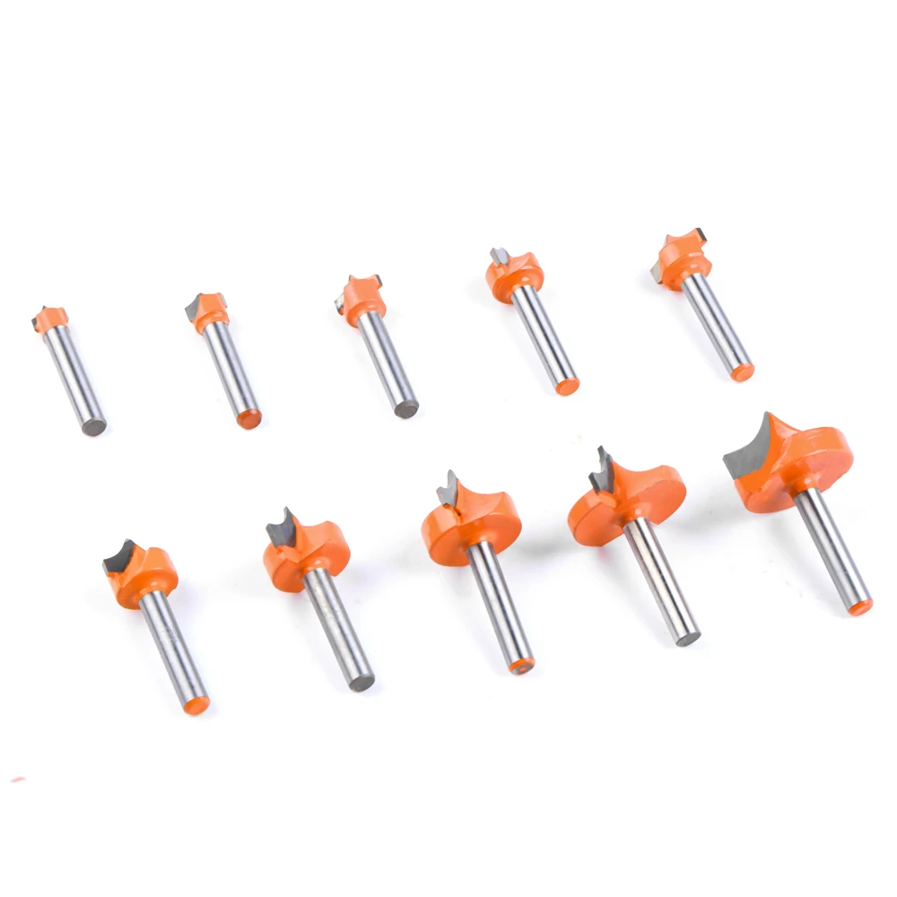 6mm 생크 포인트 밀링 커터 조각 라우터 비트 멋진 밀링 커터 CNC 조각 기계 커터 도어 커터 목공 도구