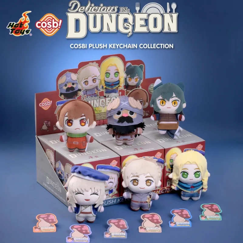 

Hottoys Cosbi слепая коробка плюшевый брелок Marcille Laios Falin очаровательная модная игрушка в подарок для коллекции вкусный в Dungeon