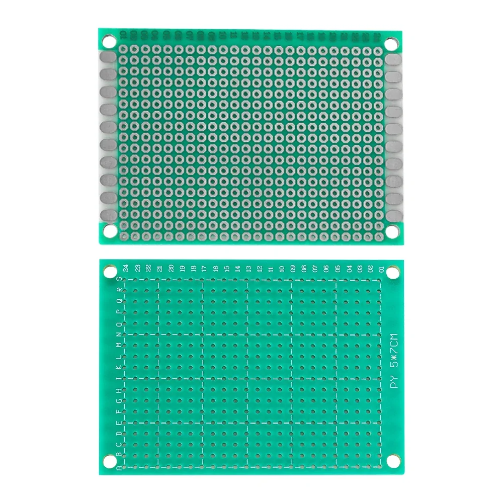 20 ピース/ロット 2 × 8 センチメートル 3 × 7 4 × 6 5 × 7 片面プロトタイププロトタイプ PCB Diy ユニバーサルプリント回路 PCB ボードプロトタイプ PCB キットセット
