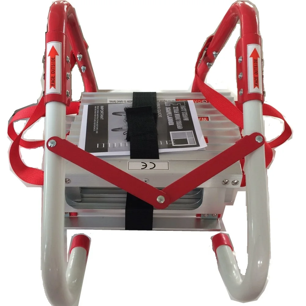 25 foot long three story fire escape ladder with CE-EN131