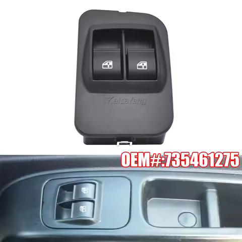 For Citroen Nemo Fiat Fiorino Doblo Qubo Bipper 2008-2018 Car Driver Side Electric Power Master Window Switch Button 735461275