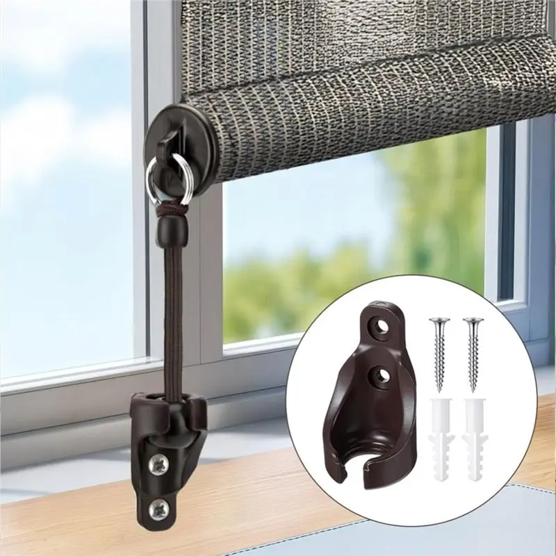 LLCS-Universal 8Pcs Bungee Ball Receivers Brackets, Bungee Kit Parts For Exterior Outdoor Sun Shades, Room Roller Sun Shade