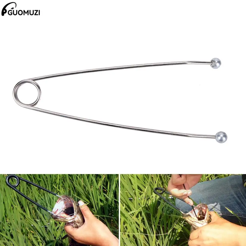 Silver Snakehead Spherical Durable Accesories Piler Mouth Opener Lip Grip Lure Tools Fish Gripper Unhooking Device Tackle