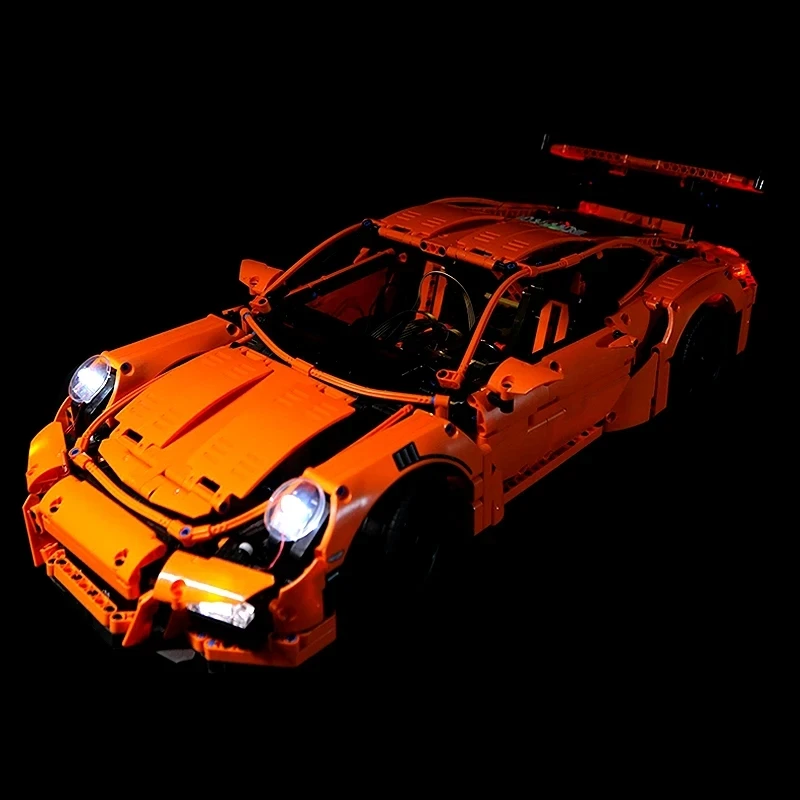 DIY RC LED Light Kit For LEGO 42056 Technical Sports Car   (Only LED Light,Without Blocks Model)