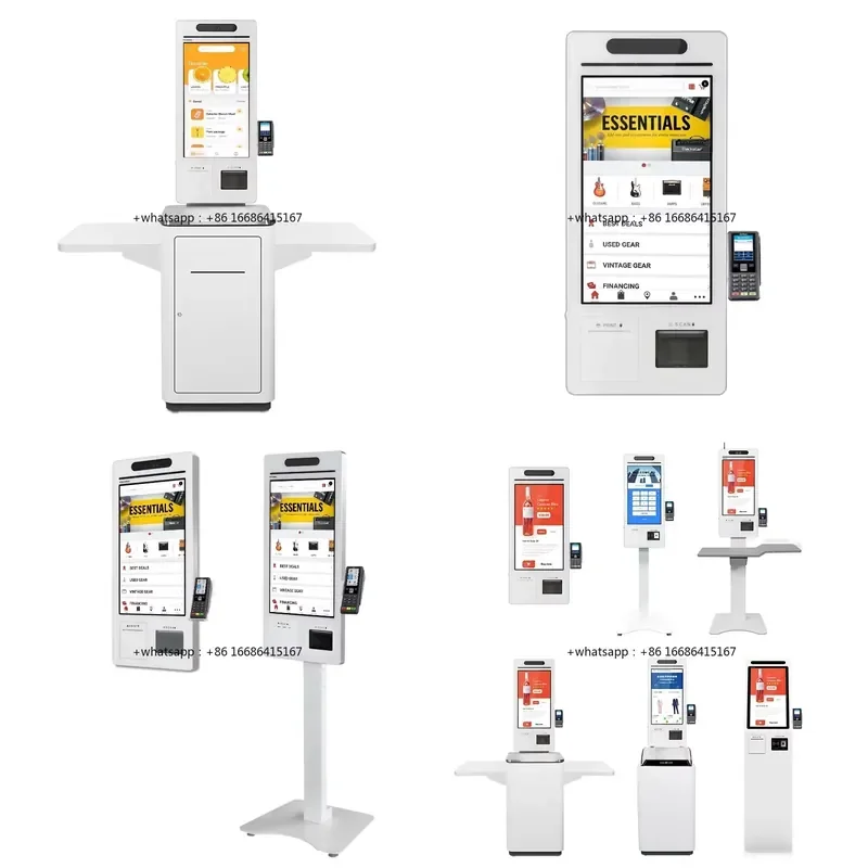 Hospital Self-service Registration Machine Contactless Self-register Service Payment Checkout Kiosk Checking In