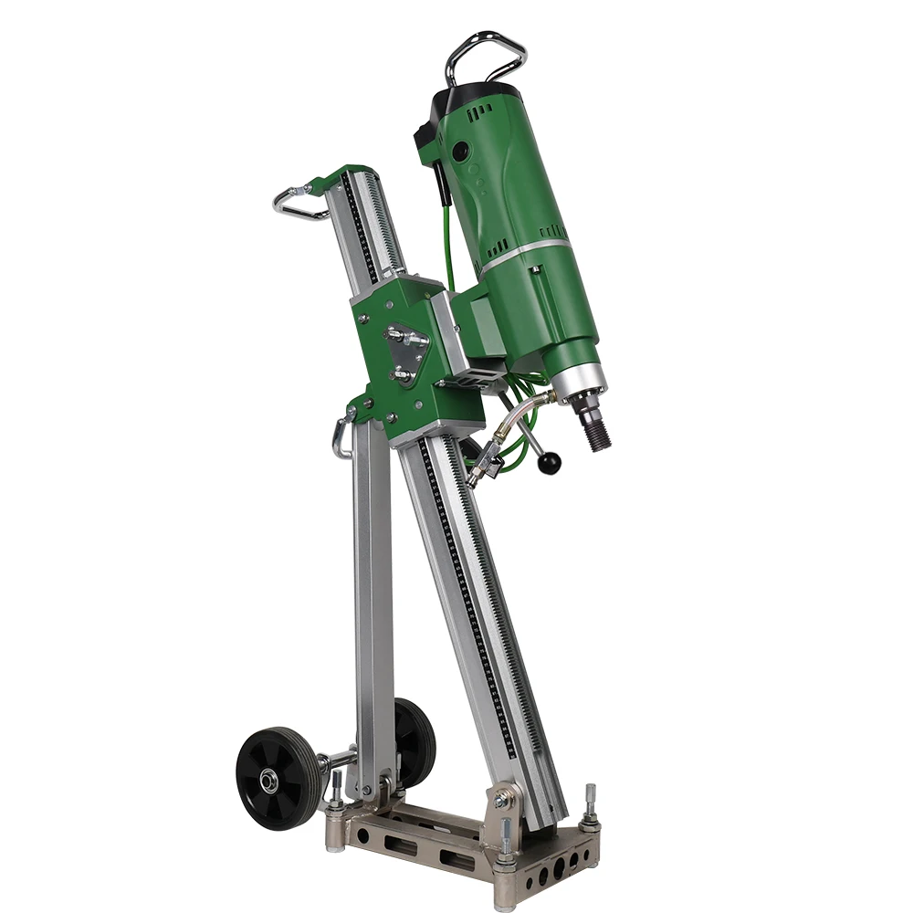 Mid- Duty 352mm Core Drilling Rig Diamond Core Drill Stand DSP-352 with wheel kit for Easy Transportation