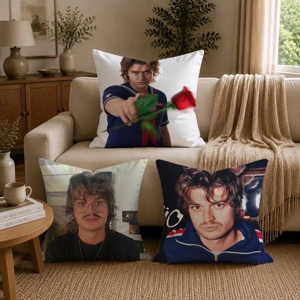 Joe Keery Djo Pillow Case for Sofa Living Room Home office Decor Protective Cover