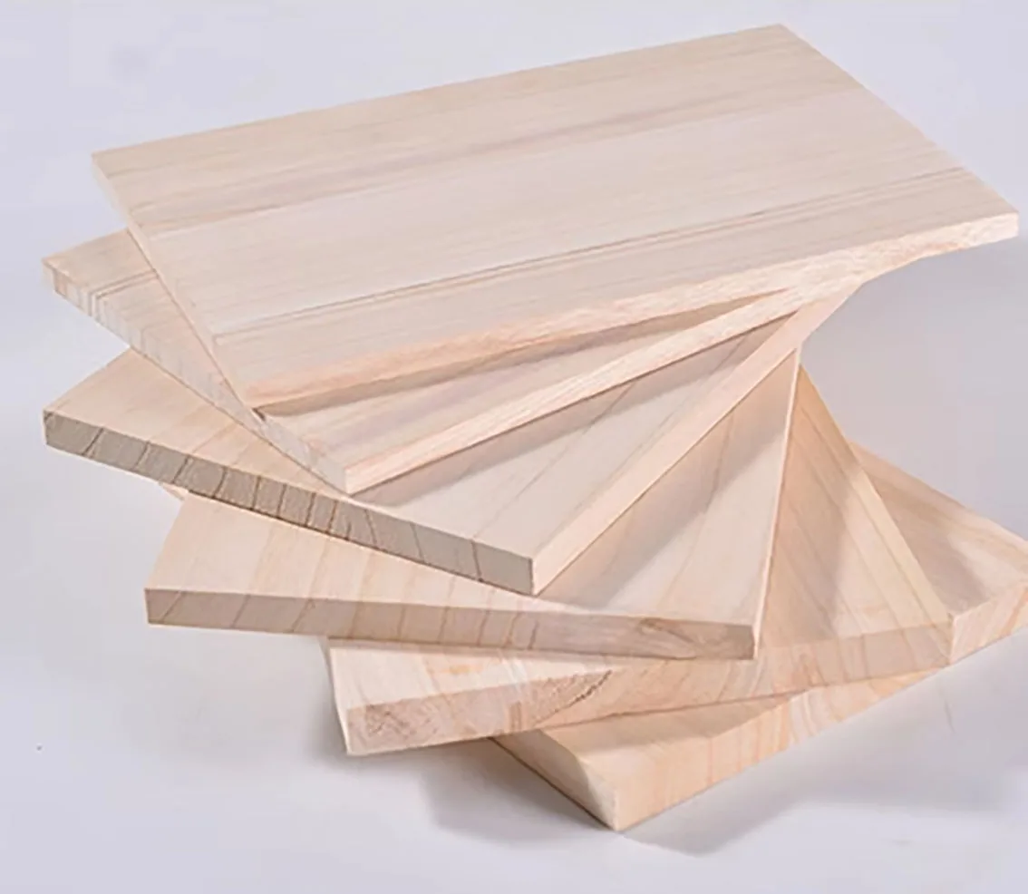 1Pcs Paulownia Wood Board Thickness 12/15/20mm Solid Wood Sheet DIY Model Material Accessories Length 300-500mm