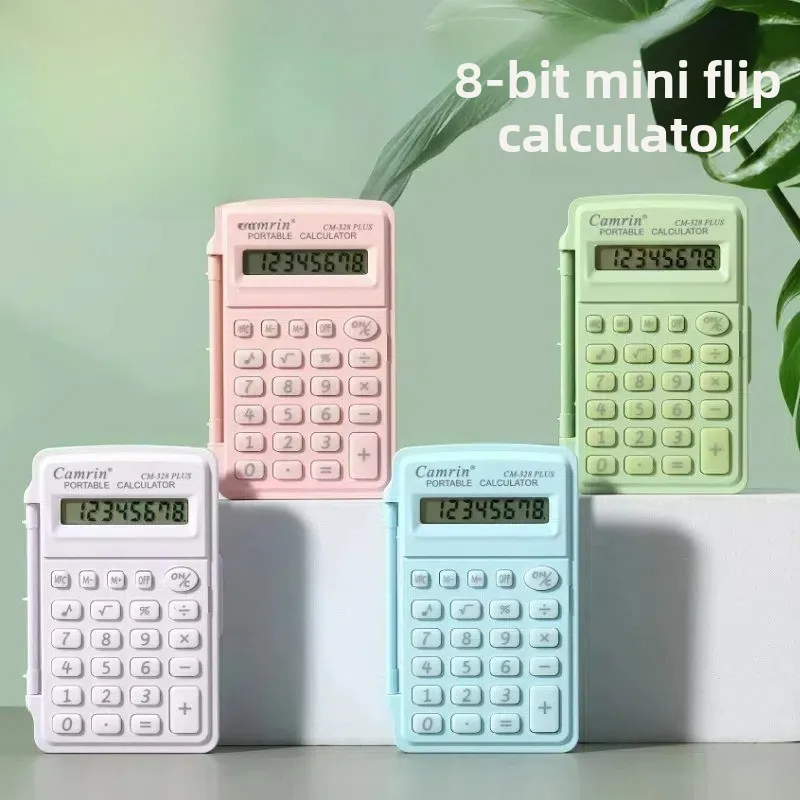 نسخة ألوان معكرون طازجة آلة حاسبة صغيرة محمولة للكمبيوتر أزرق سماوي #1