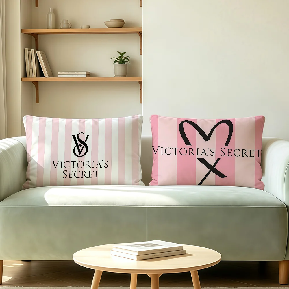 Fashion Print V-Victoria's S-Secret cushion cover Polyester Pillowcase Sofa Living Room Cushion Cover Bedroom Bedside or Home
