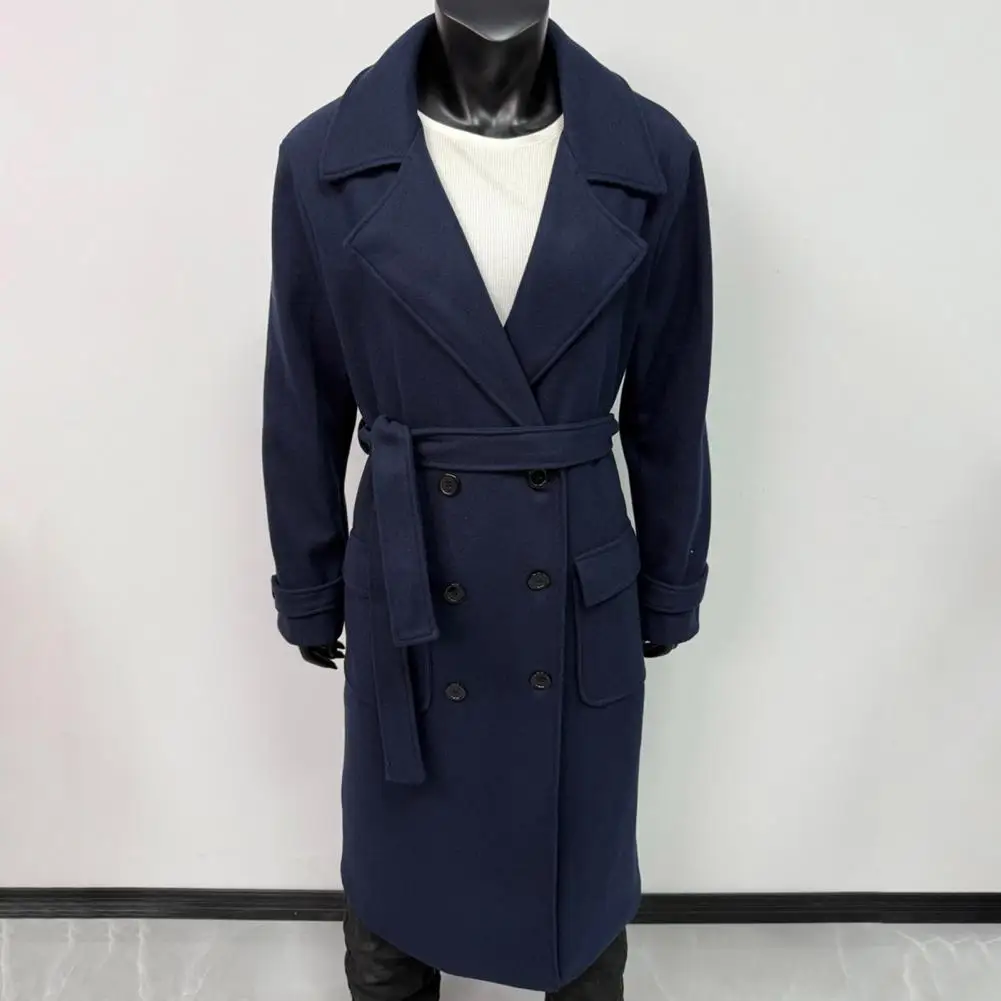 Women Coat Women's Double Brea - Wool Coat Peacoat 评论和价格
