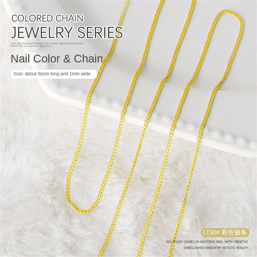 زينة أظافر يابانية حلوة ليس من السهل إسقاط ملحقات الأظافر، مادة آمنة، مجموعة كاملة من الأنماط، معجون سلسلة الأظافر بقوة