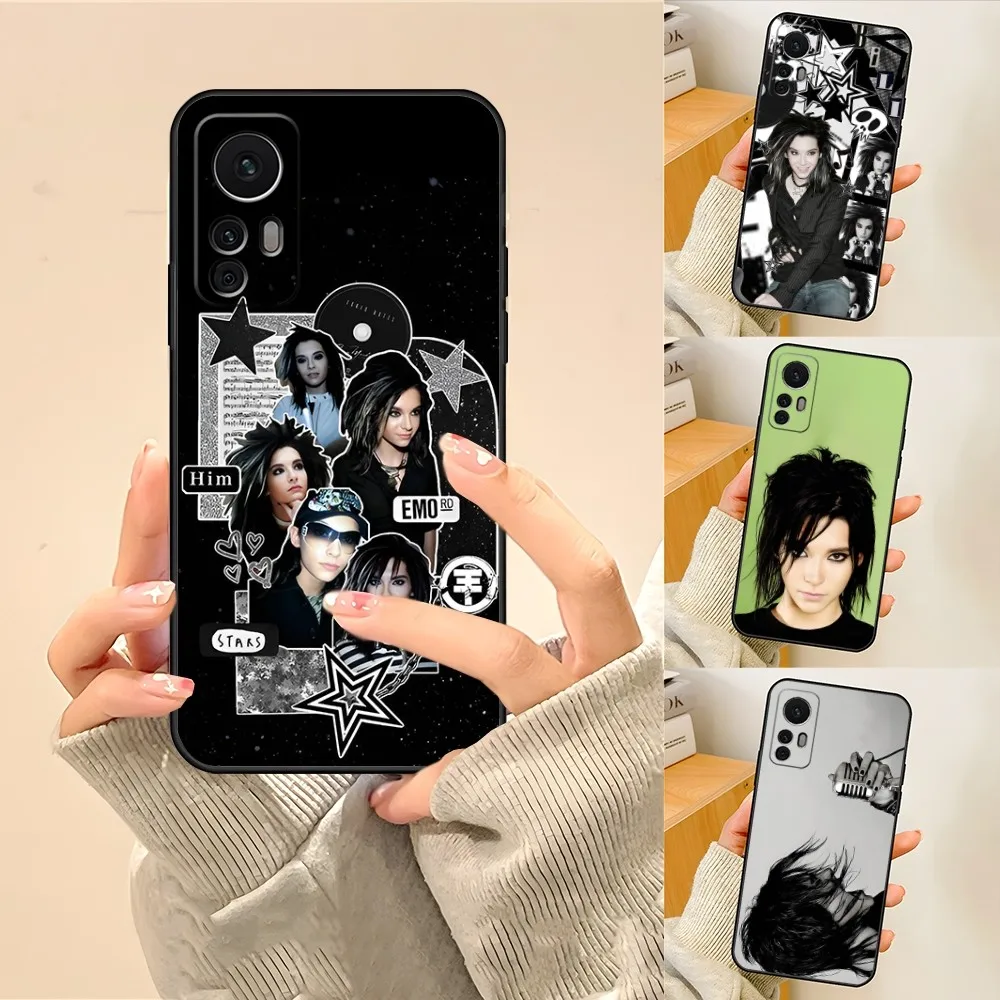 Singer Bill Tom Kaulitz Tokio Hotel Phone Case for Xiaomi 14 13 12 11T Lite Ultra Redmi Note 13 12 10 Pro POCO F4 F5 X5 Pro Back