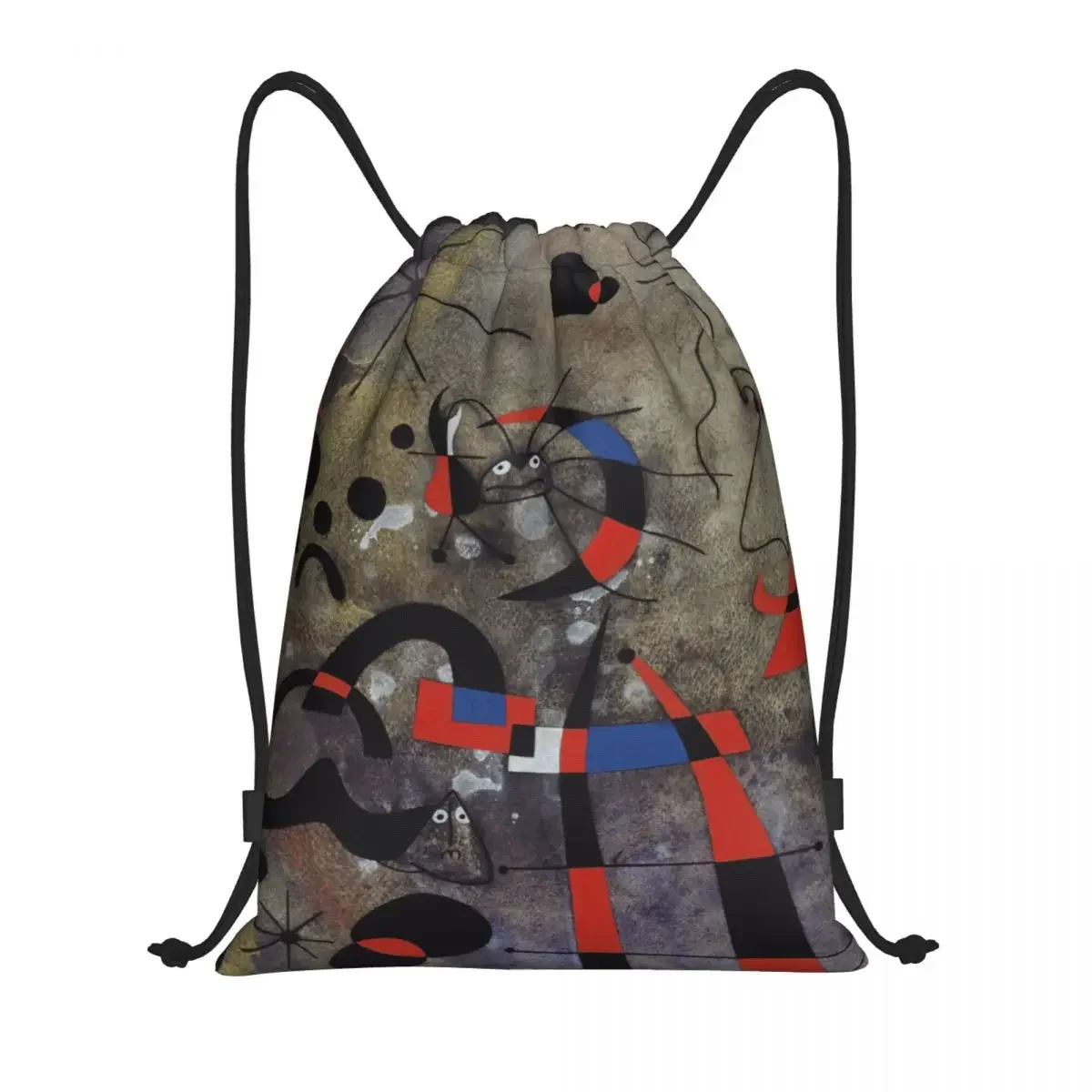 

The Escape Ladder Drawstring Backpack Sports Gym Bag for Men Women Joan Miro Abstract Art Training Sackpack