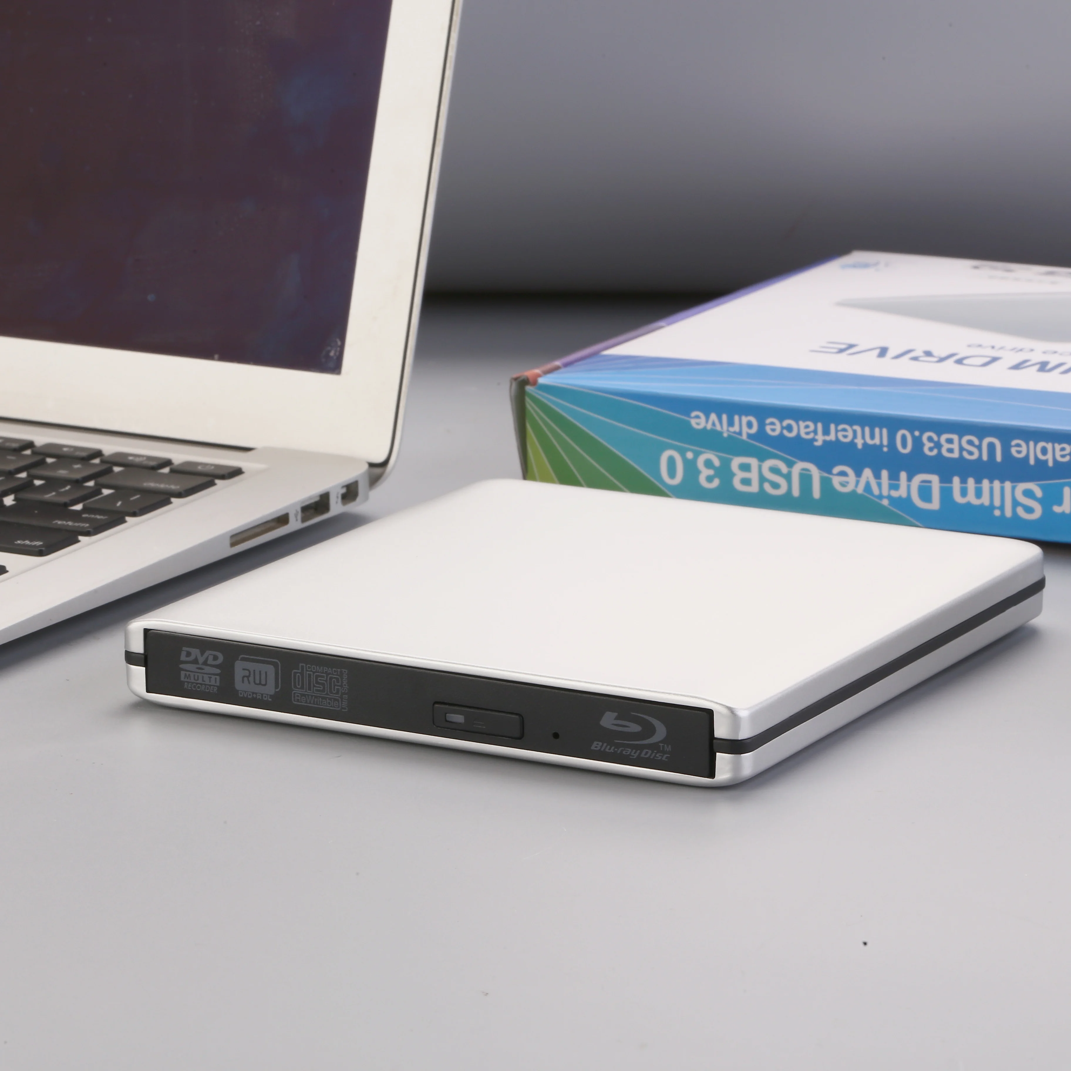 محركات أقراص Blu-ray Burner الأصلية تدعم 25G Disc BD-RE/ROM Play/Read/Writ CD/DVD/BD لأجهزة الكمبيوتر المحمول MAC Windows - مسجل بلو راي