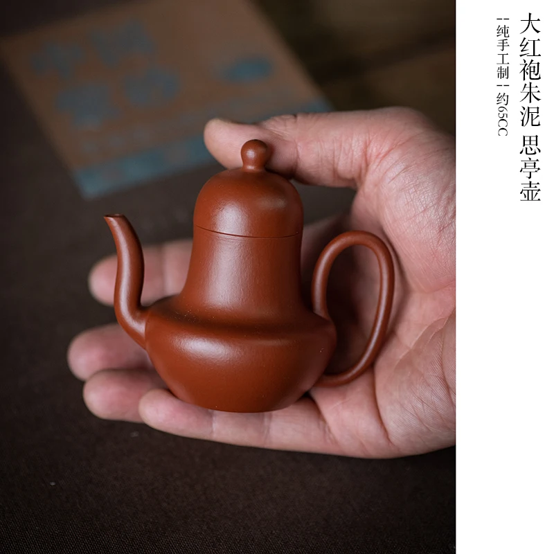 Yixing Purple Clay Pot Kung Fu Tea Set Master Xu Yuefeng Pure Handmade Dahongpao Zhu Ni Si Ting