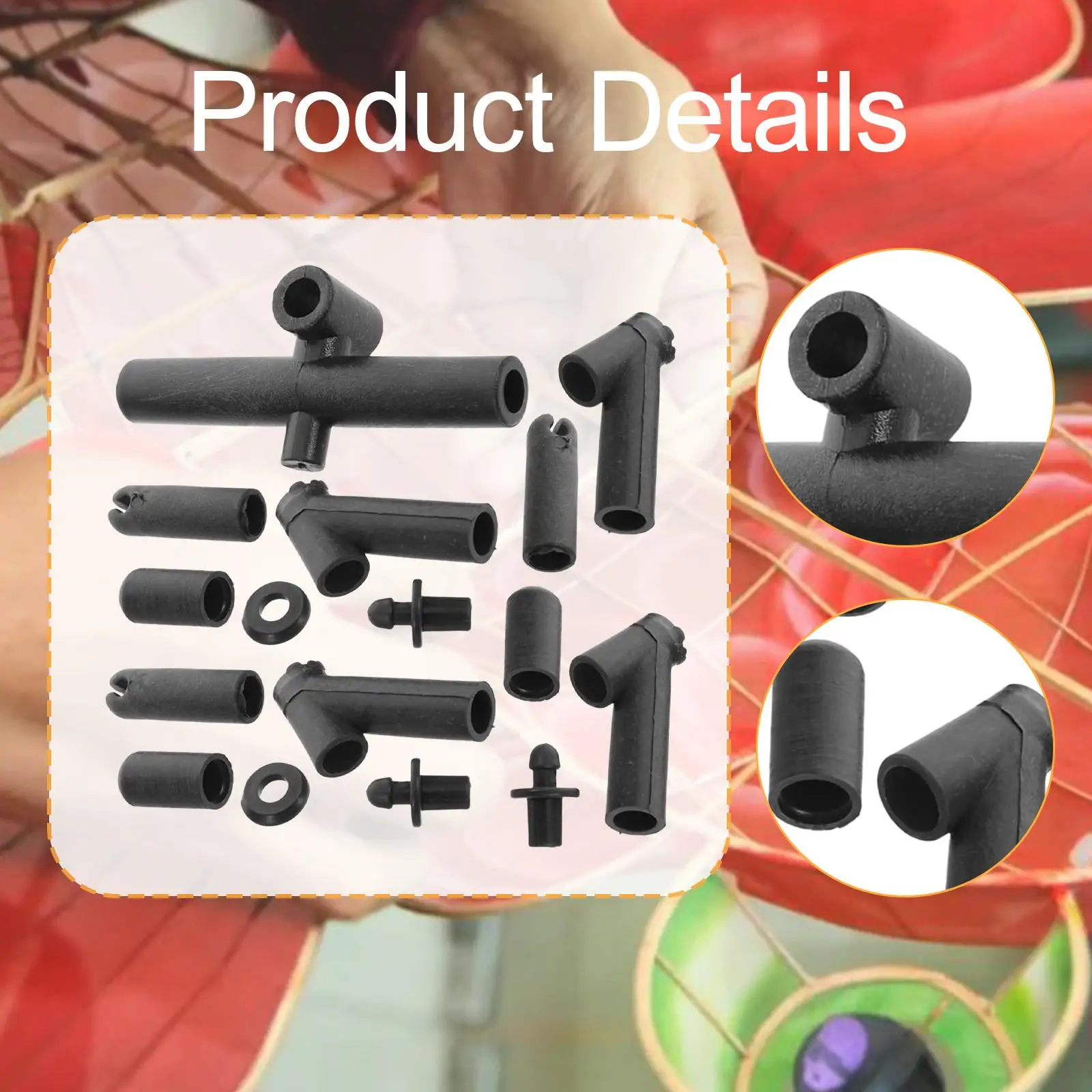 Kite Frame Joints Supplies Repair Easy to Fix Hold Plastic 1 Set Kite Frame Connector for Boys Girls Adults Beginner Sport Kites