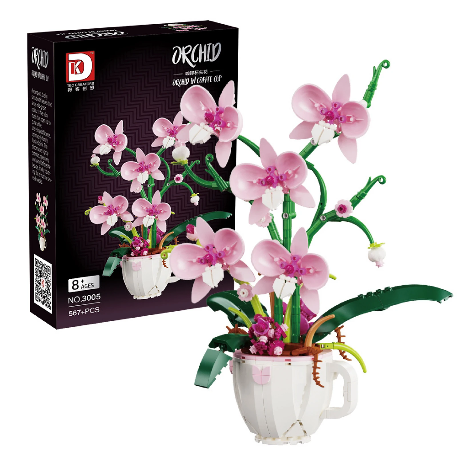 MOC Bausteine Orchideen-Blumen – Plant Parent Yearly Bewertung und Preis