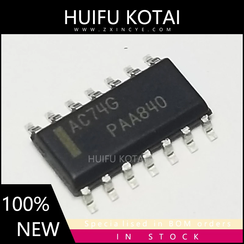 

20 шт. MC74AC74DR2G AC74G SOP14, Новые Товары в наличии