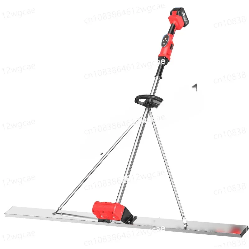 Concrete Scraping Ruler Stainless Steel Cement Road Leveling Machine High Capacity Lithium Vibration Leveling Ruler Concrete Pol