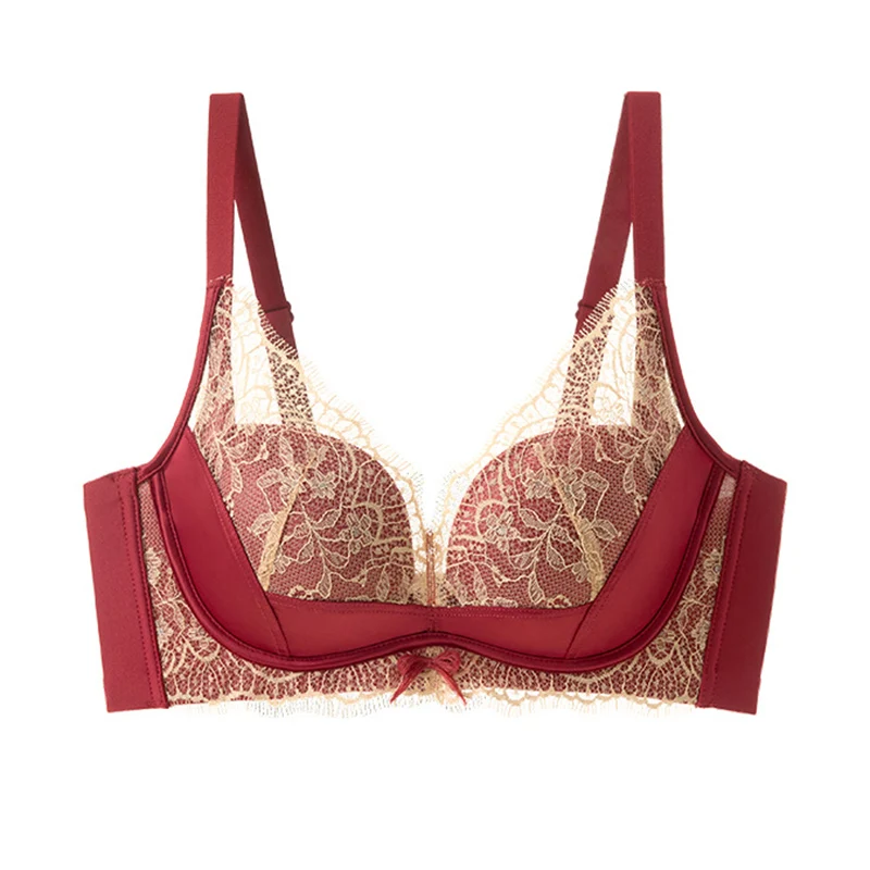 

Женский кружевной бюстгальтер пуш-ап с мягкой подкладкой, элегантное повседневное нижнее белье, женский укороченный топ, нижнее белье