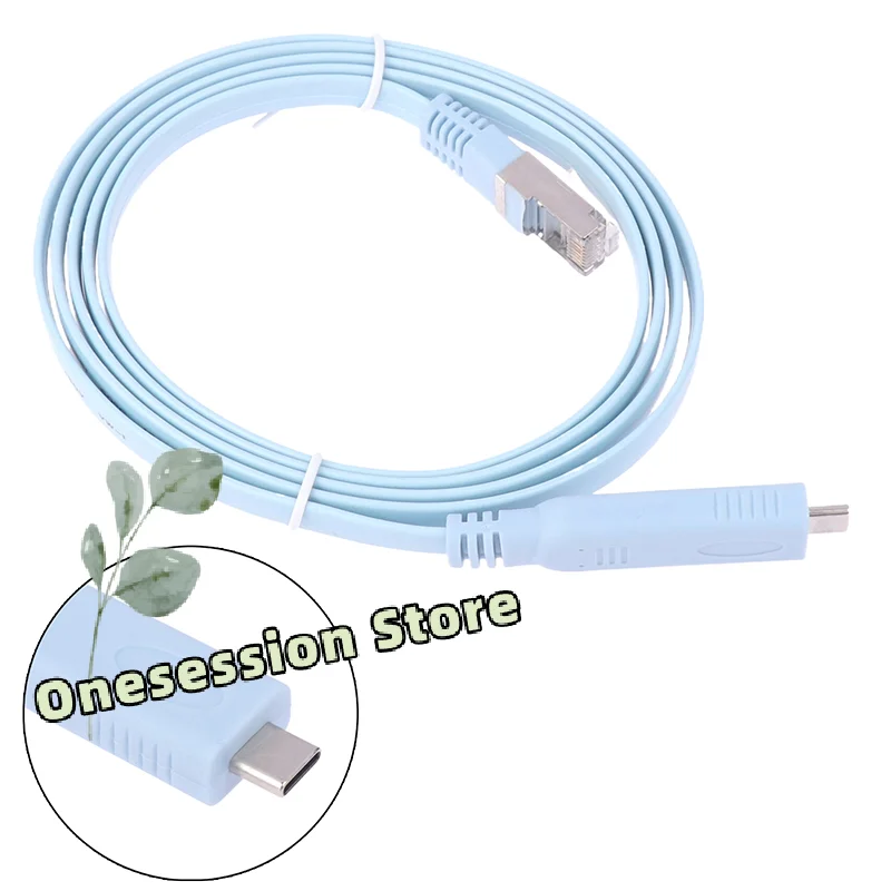 USB-C to RJ45 Console Cable 1.5m RS-232 Serial Adapter for Router,  Firewall Configuration Management