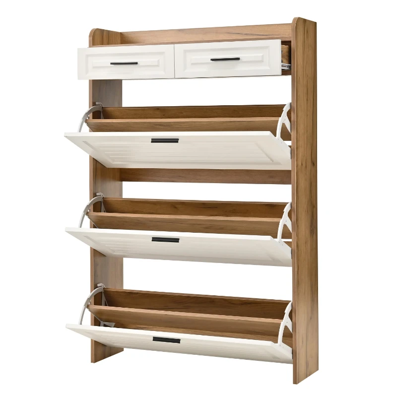 Narrow shoe cabinet, fiberboard independent shoe cabinet