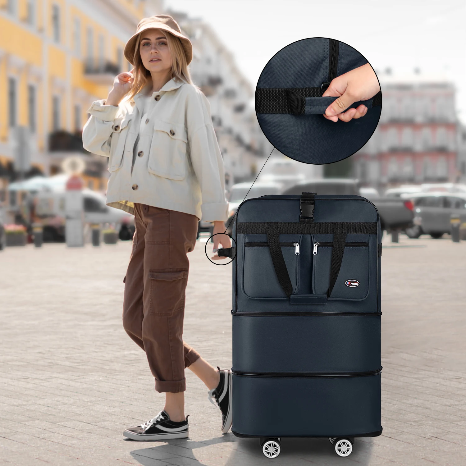 Складной расширяемый чемодан,  – обзор и цена Travel Accessories New York