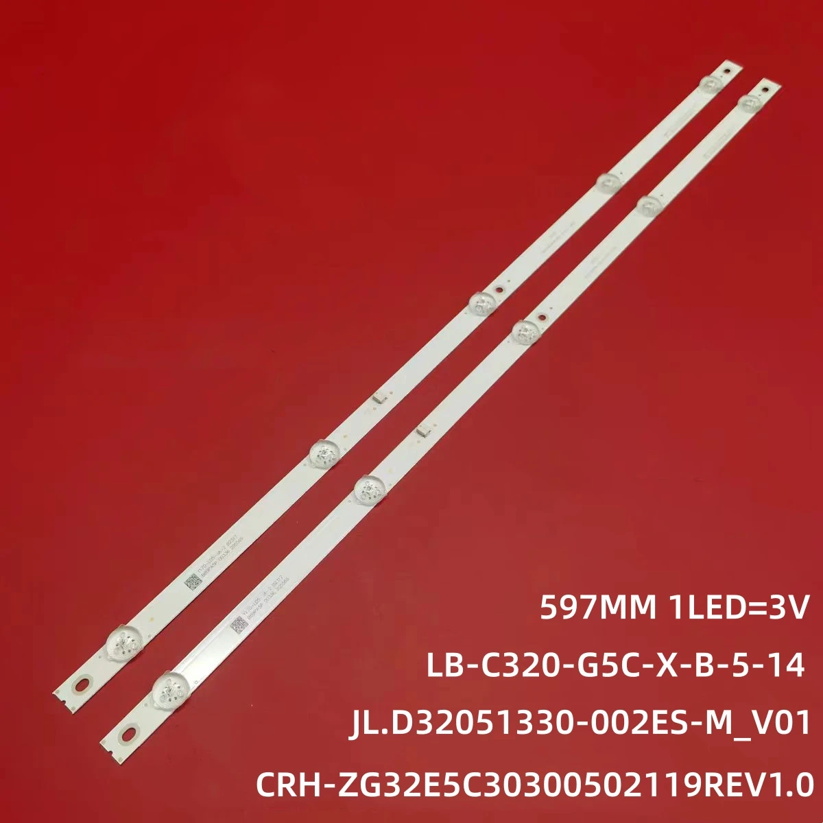 شريط إضاءة خلفي LED لـ H-LED32ET3021 STV-LC32LT0075W H-LED32FS5005 H-LED32ET4100 LB-C320X18-E5C-S-G01-XRD1 JL.D 32051330 -002HS-M