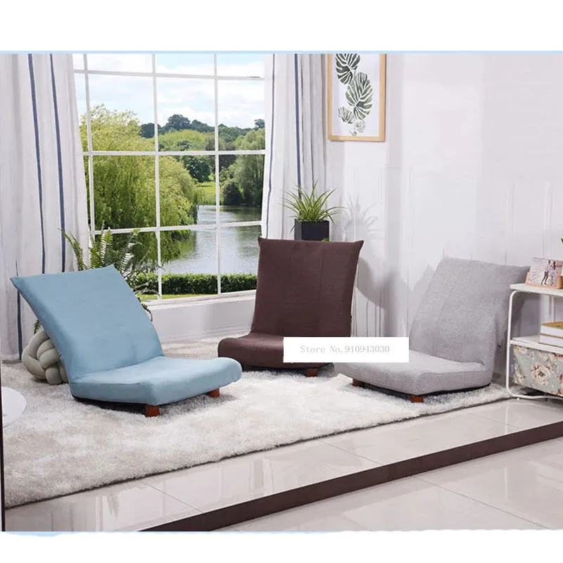 

Computer Sofa Balcony Mini Window Chair Tatami Sofa Chaise Lounge Foldable Single Sofa Adjustable Living Room Lazy