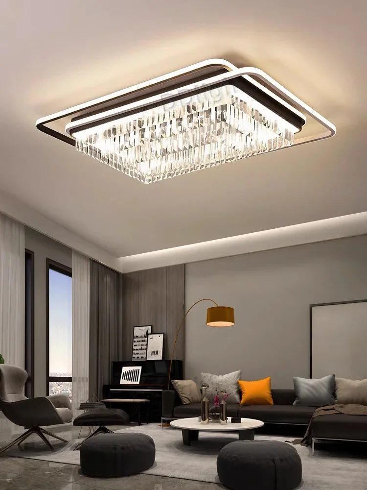 Lámparas LED colgantes de techo, iluminación interna de cristal, conjunto moderno de decoración para sala de estar, lámpara de araña Led para dormitorio y cocina