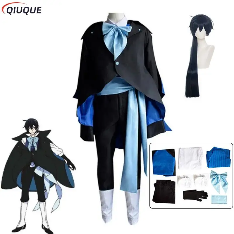 Anime The Case Study of Vanitas Cosplay Costume parrucca Vanitas No Karte Cosplay uniforme uomo donna Halloween Christmas Party Suit