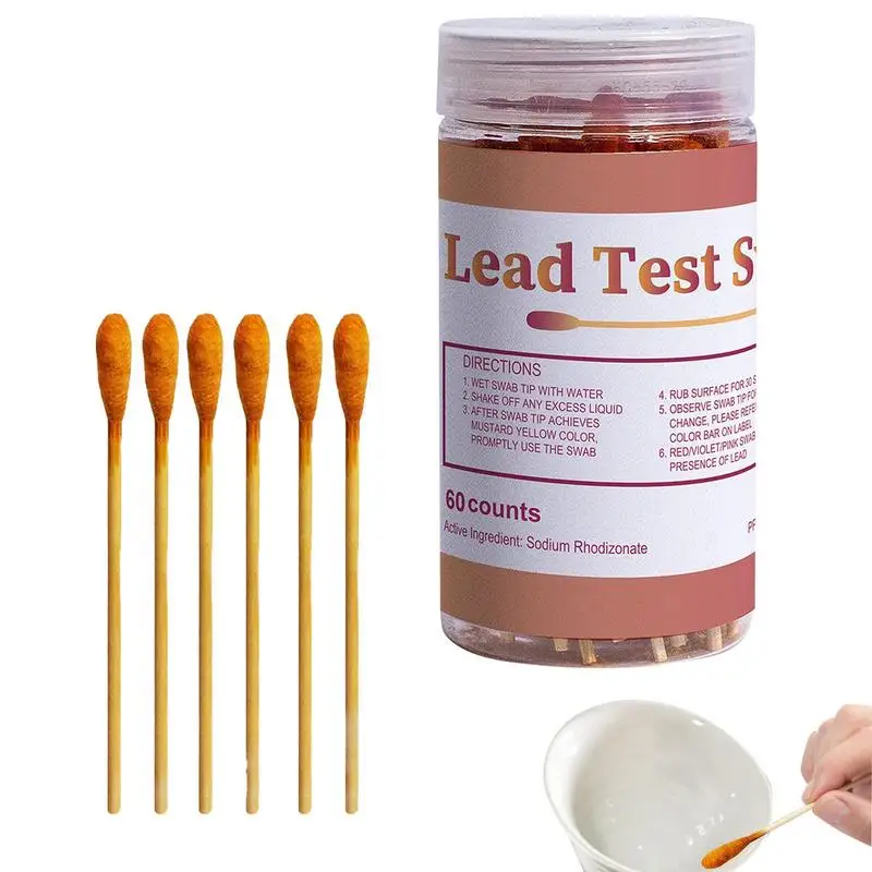 Lead Based Paint Test Kit Accurate Lead Check Swabs 30/60pcs Fast Results In 30 Seconds Instant Lead Test For Painted Wood Metal