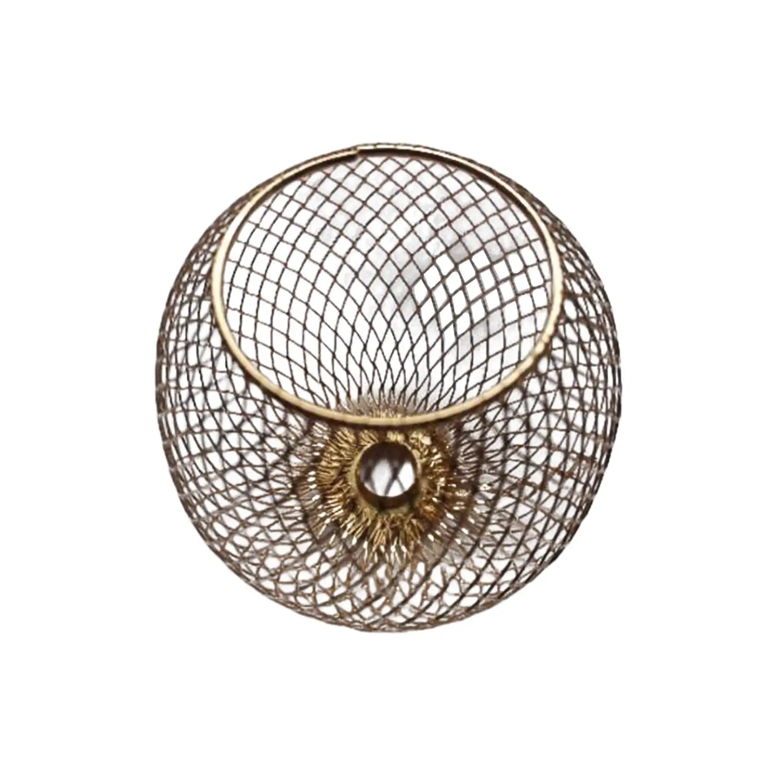 Iron Wire Lampshade Protector Modern Ceiling Light Cover Lamp Shade for Living Room Kitchen Dining Room Coffee Shop