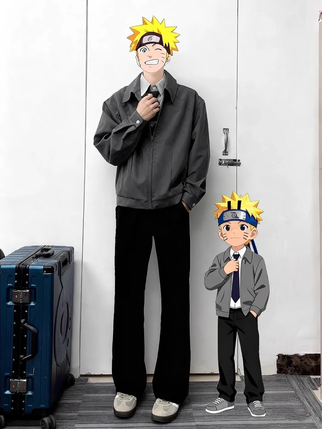 

Bla Fce Lined Straight Leg Trousers Men's Autumn Winter Drapey Knife Pleat Pants Cleanfit Casual Straight Leg Trousers