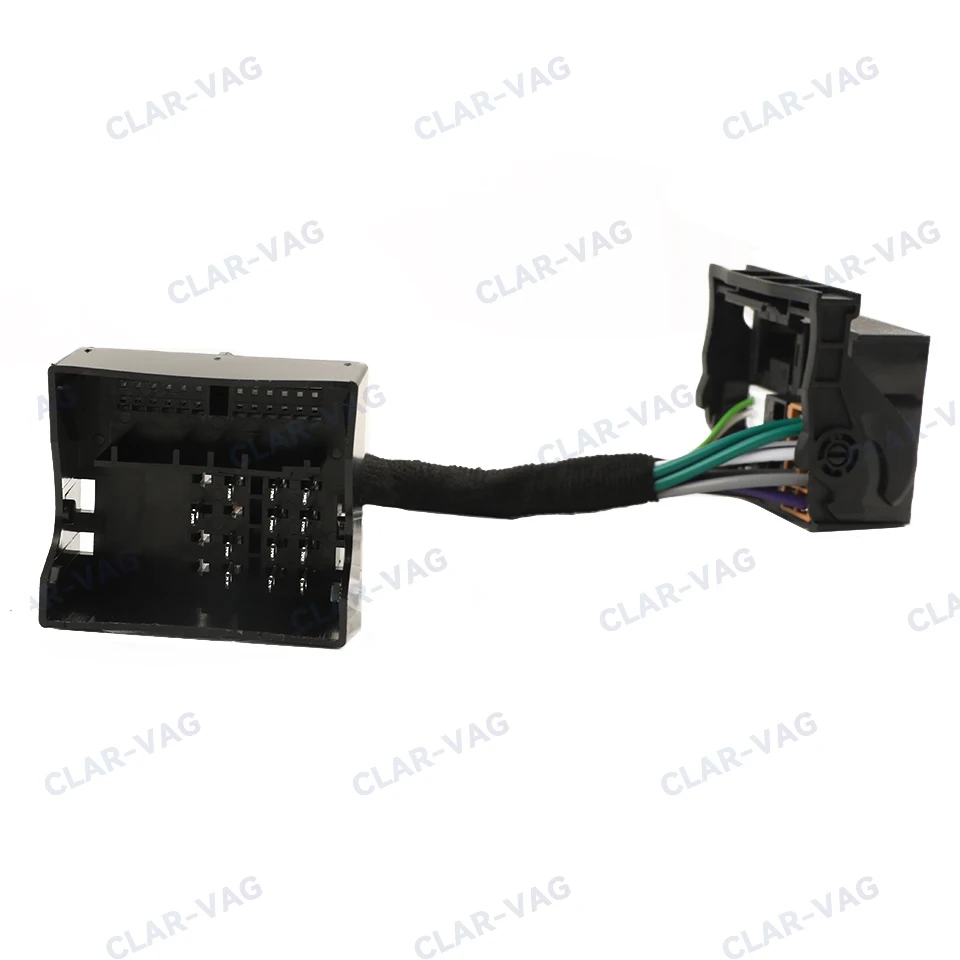 PQ to MQB Adapter For VW PQ MIB Radio RCD360 RCD410 RCD440 RCD360Pro RCD440Pro Connector Convertor With CAN Wire