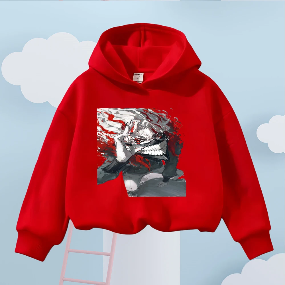 Felpa anime per bambini Top pullover casual per bambini a maniche lunghe con design per ragazza con capelli rosa