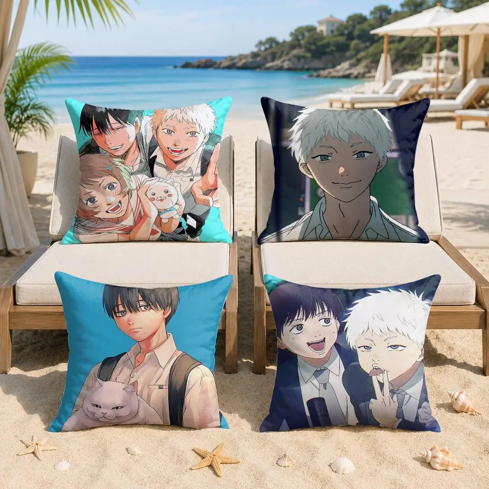 Funda de cojín The S-Summer Hikaru Died, funda de almohada de felpa corta sedosa con cremallera invisible a prueba de polvo para decoración del hogar